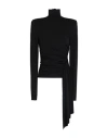 Alexandre Vauthier Woman Top Black Size 8 Viscose, Elastane