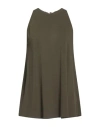 Alexandre Vauthier Woman Top Military Green Size 6 Viscose, Elastane In Green