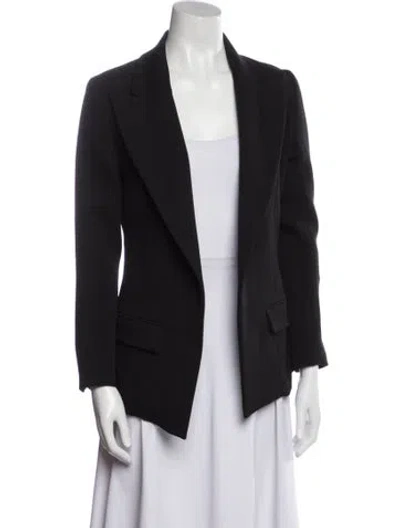 Pre-owned Alexandre Vauthier Wool Blazer In Black