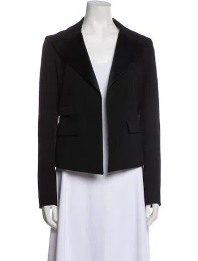 Pre-owned Alexandre Vauthier Wool Blazer In Black
