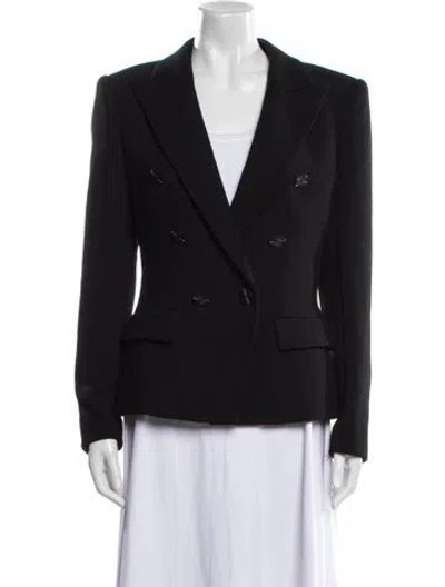 Pre-owned Alexandre Vauthier Wool Blazer In Black