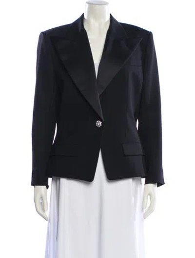 Pre-owned Alexandre Vauthier Wool Blazer In Black