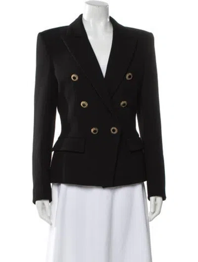 Pre-owned Alexandre Vauthier Wool Blazer In Black