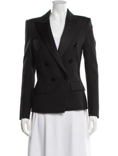 Pre-owned Alexandre Vauthier Wool Blazer In Black