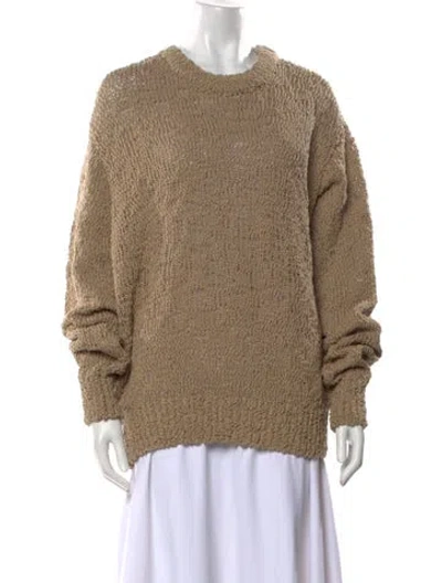 Pre-owned Alexandre Vauthier Wool Crew Neck Sweatshirt W/ Tags In Neutral
