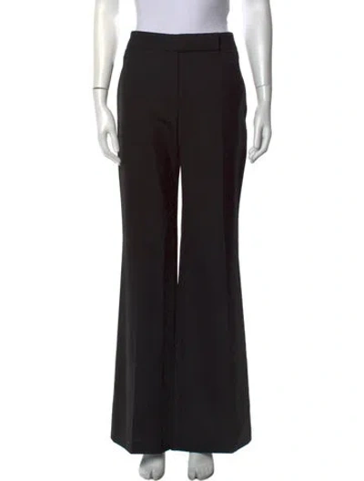 Pre-owned Alexandre Vauthier Wool Wide Leg Pants W/ Tags In Black