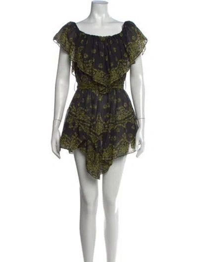 Pre-owned Alexandre Vauthier X Ikram Mini Dress In Multicolor