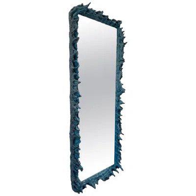 Pre-owned Alexey Krupinin Organic Modern Splash Mirror By , Hand-crafted, Usa In Gray