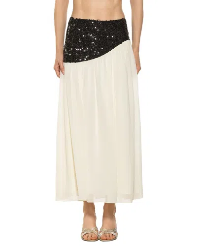 Alexia Admor Abby A-line Skirt In White
