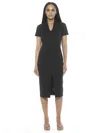Alexia Admor Women's Acadia Midi Sheath Dress In Black