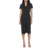 Alexia Admor Women's Acadia Midi Sheath Dress In Black