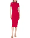 Alexia Admor Women's Adara Ribbed Midi Dress In Red