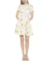 Alexia Admor Alexa Fit & Flare Dress In Yellow