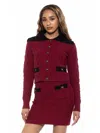 Alexia Admor Alina Cardigan In Red