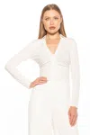 Alexia Admor Alina Shirt In White