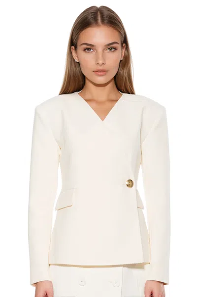 Alexia Admor Alira Blazer In White
