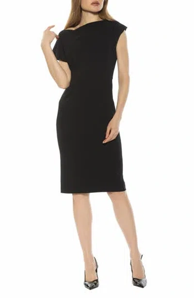 Alexia Admor Althea Sheath Dress In Black
