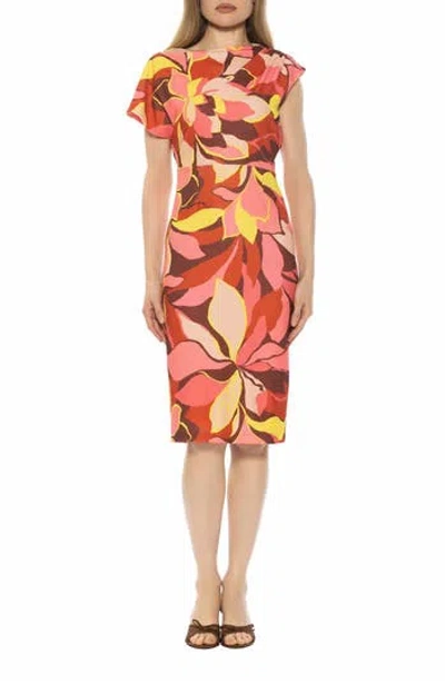 Alexia Admor Althea Sheath Dress In Multi