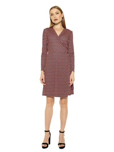 Alexia Admor Amelia Wrap Dress In Multi