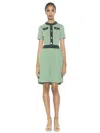 Alexia Admor Women's Anders Mini A Line Dress In Green