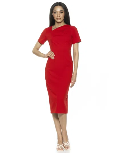 Alexia Admor Angelica Dress In Red