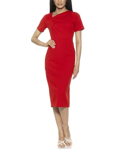 Alexia Admor Angelica Sheath Dress In Red