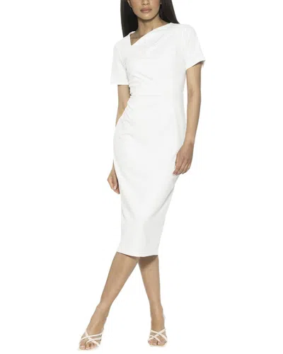 Alexia Admor Angelica Sheath Dress In White