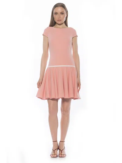 Alexia Admor Drop Waist Dress In Pink