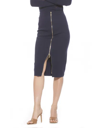 Alexia Admor Ariana Skirt In Blue