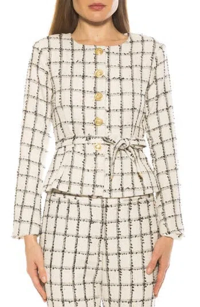 ALEXIA ADMOR ALEXIA ADMOR ARJUN PLAID JACKET