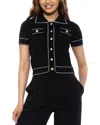 Alexia Admor Women's Arya Short Sleeve Knit Cardigan
