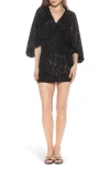 Alexia Admor Ashby Sequin Minidress In Black