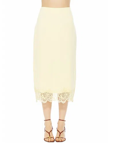 Alexia Admor Ashen Pencil Skirt In Neutral