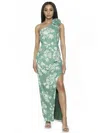 Alexia Admor Astrid One-shoulder Dress In Green