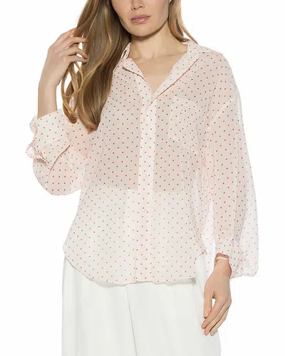 Alexia Admor Atticus Shirt In White
