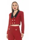 Alexia Admor Aurelia Jacket In Red