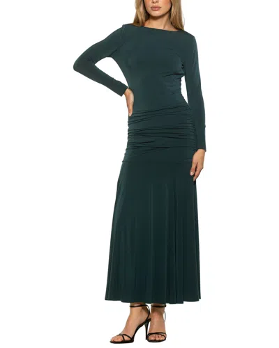 Alexia Admor Aurelian A-line Dress In Green