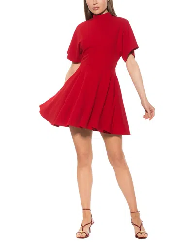 Alexia Admor Autumn A-line Dress In Red