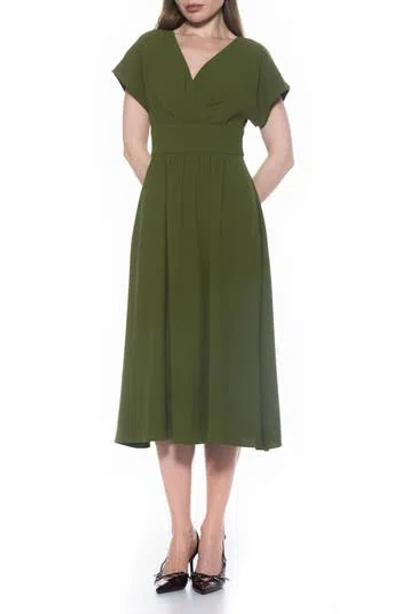 Alexia Admor Ava Dress In Green