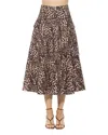 Alexia Admor Avery Cargo Midi Skirt In Brown
