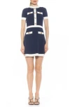 Alexia Admor Beatrix Dress In Navy