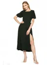 Alexia Admor Blaire Midi Dress In Black