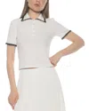 Alexia Admor Brianna Top In White