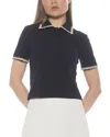 Alexia Admor Brianna Top In Blue