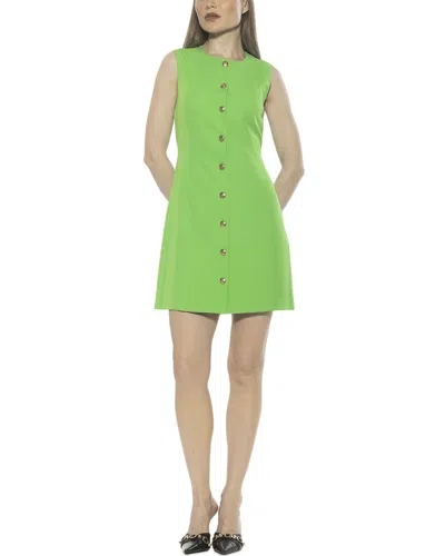 Alexia Admor Bridgette Shirtdress In Green
