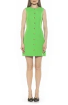 Alexia Admor Bridgette Vest Sheath Dress In Green