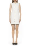 Alexia Admor Bridgette Vest Sheath Dress In Ivory