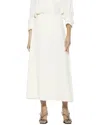 Alexia Admor Brilyn Linen Midi Skirt In White