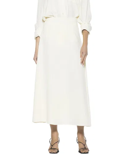 ALEXIA ADMOR ALEXIA ADMOR BRILYN LINEN-BLEND MAXI SKIRT