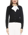 Alexia Admor Calix Tie Neck Button Front Cardigan